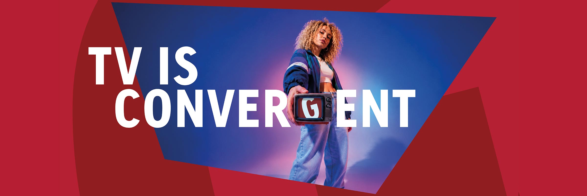 TV is convergent Kampagnenmotiv
